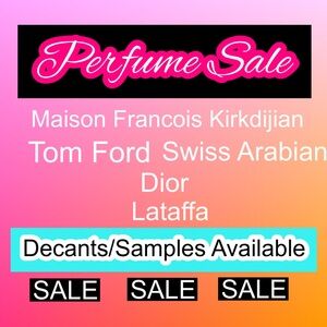 Perfume Sale with Decants and Samples
